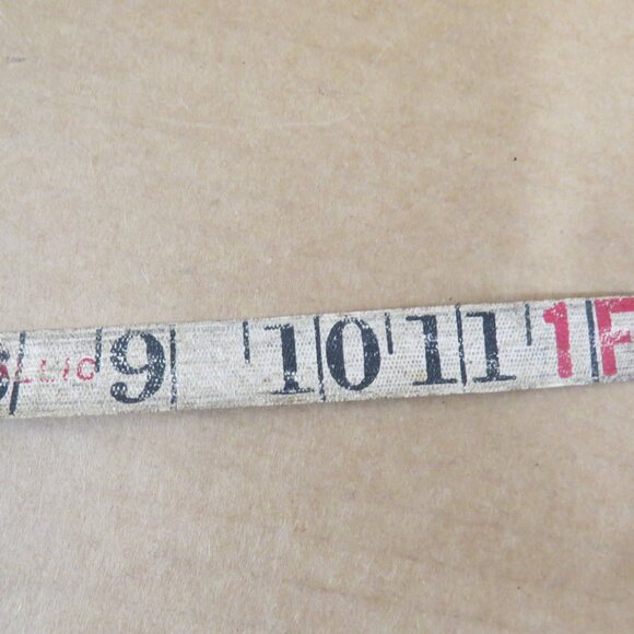 Lufkin Rule Co. Vintage 50’ Tape Measure – Leather Bound – Metallic Tape Works - Picture 7 of 11